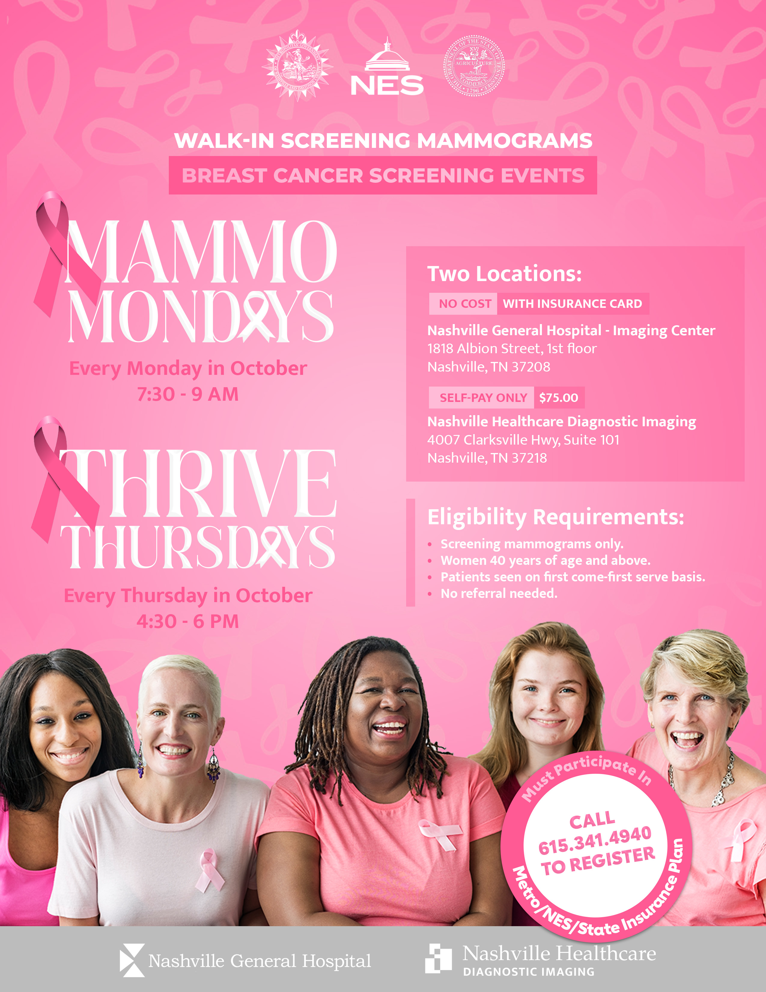 Walk-In Screening Mammograms: Breast Cancer Screening Events