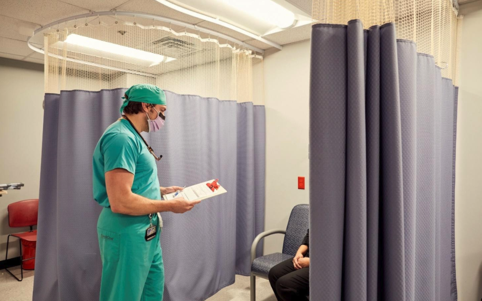 Male nurse at Nashville General Hospital