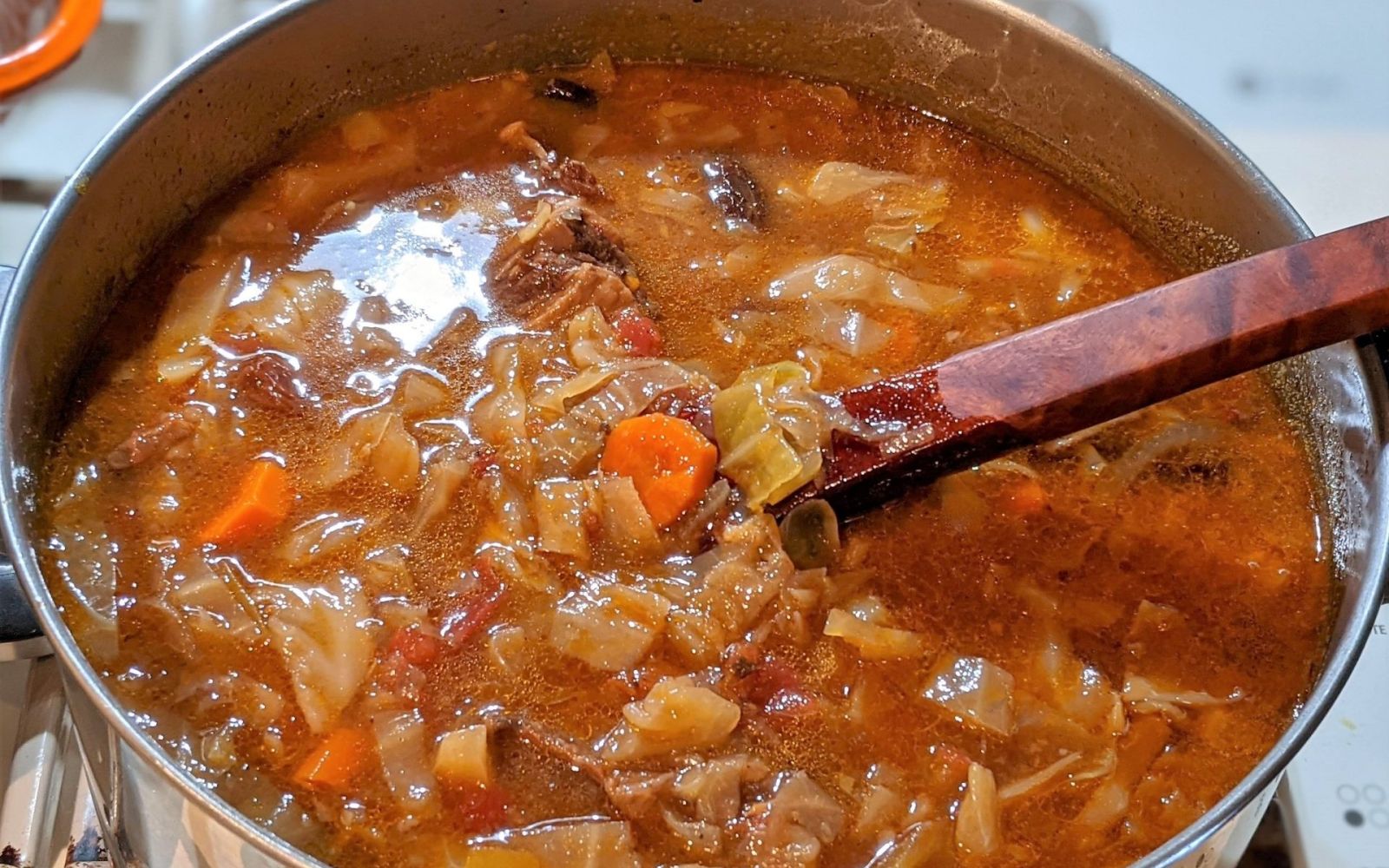 Sweet and Sour Cabbage Soup