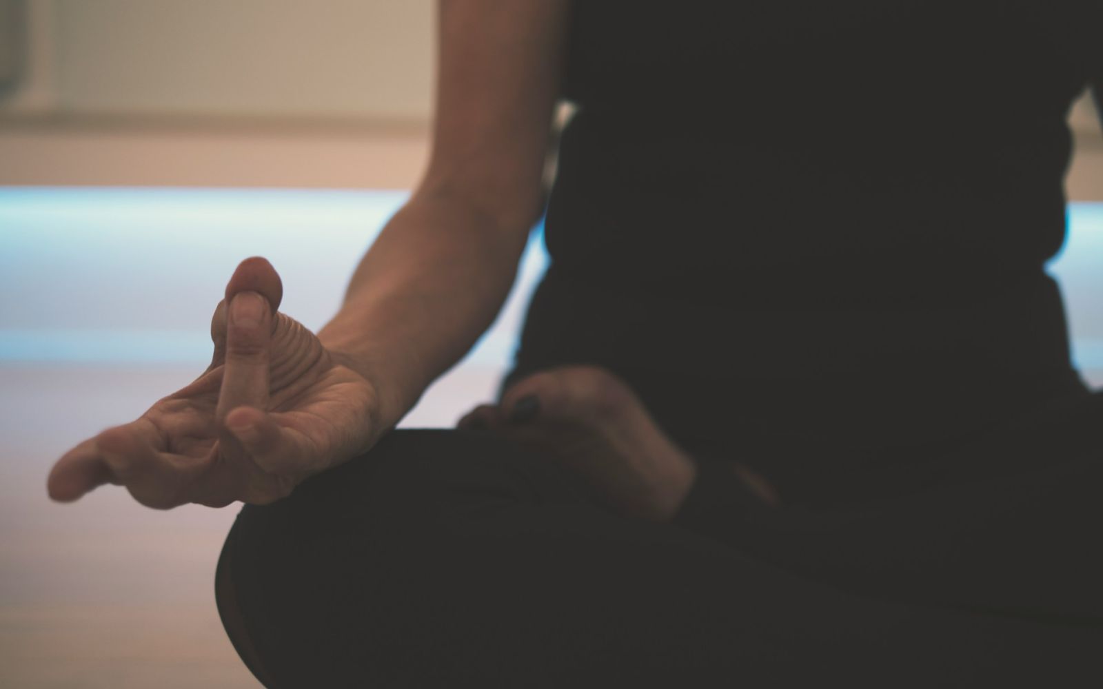 woman doing yoga