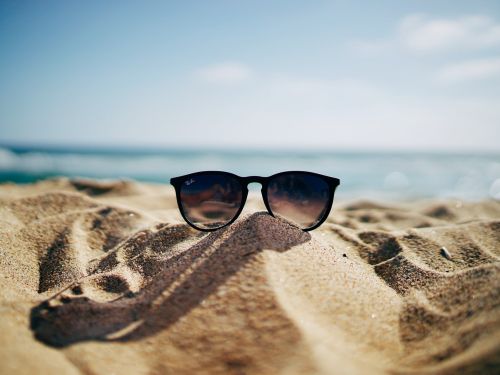 sunglasses at beach