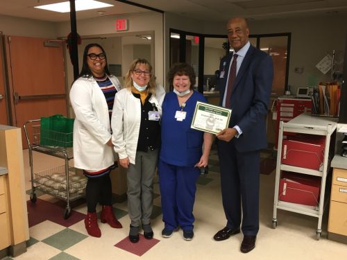 Elizabeth Knox, RN of Nashville General Hospital was recently honored with The DAISY Award® For Extraordinary Nurses.