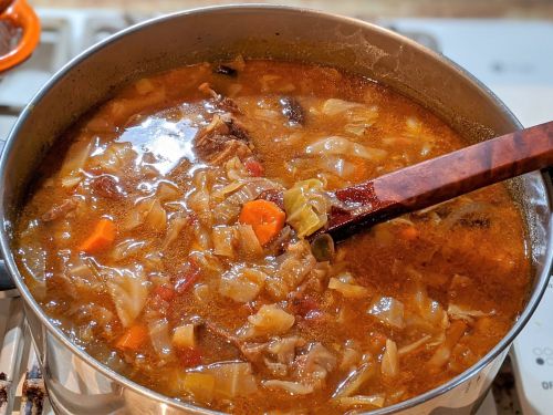 Sweet and Sour Cabbage Soup