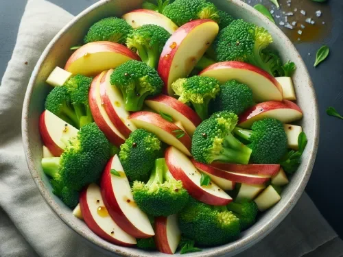 broccoli and apple salad