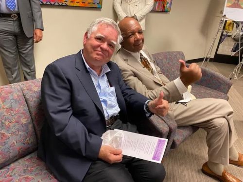 Mayor John Cooper & Rev. Fuzz (Photo: WKRN)