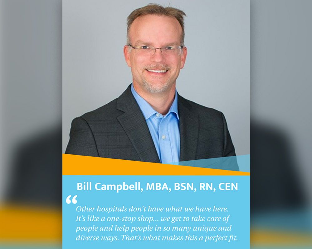 Healing Hearts: Meet Bill Campbell MBA, BSN, RN, CEN 