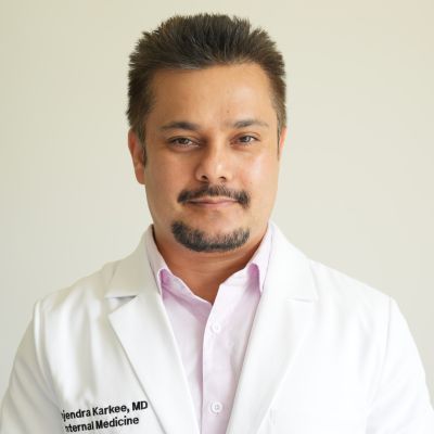 Dr. Dojendra D. Karkee, MD, is an internist affiliated with Nashville General Hospital