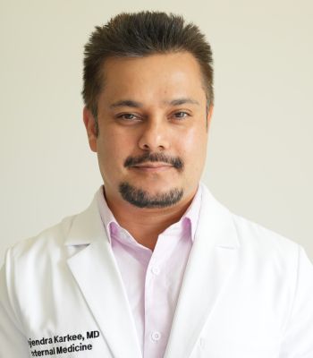 Dr. Dojendra D. Karkee, MD, is an internist affiliated with Nashville General Hospital
