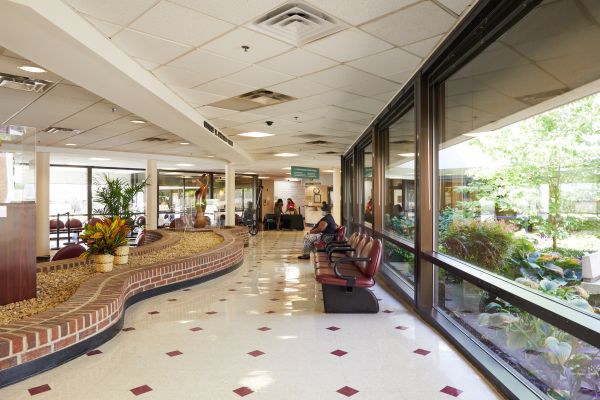 Lobby of Nashville General Hospital