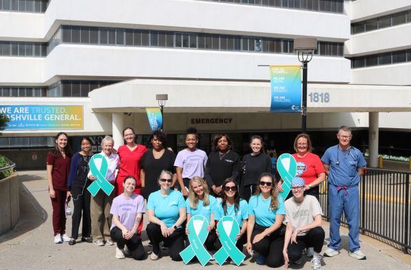 Photo of the SANE team at Nashville General Hospital