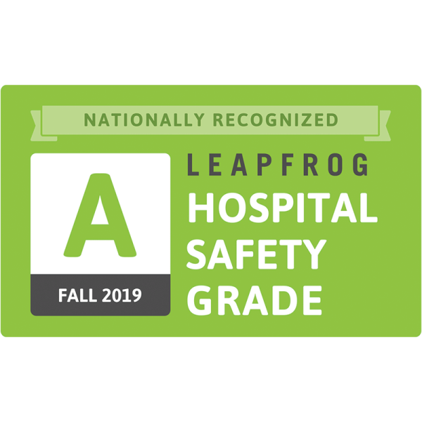 Nashville General Hospital earned an A grade from The Leapfrog Group