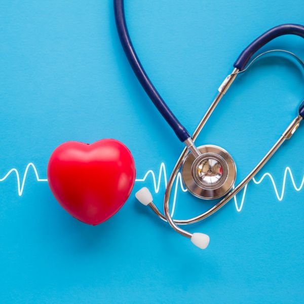 image of a stylized heart and stethoscope