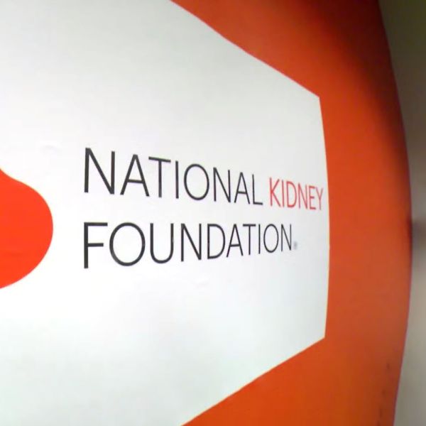 National Kidney Foundation sign