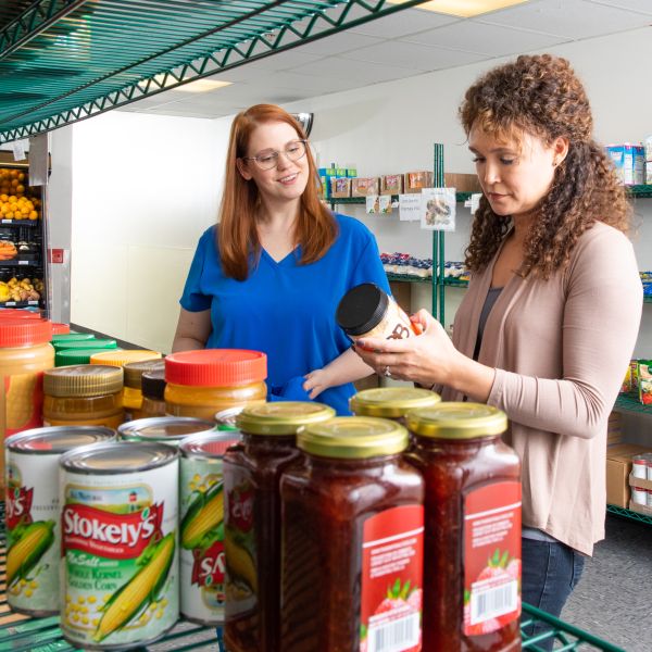 Nurse and Patient select food from the Food Pharmacy